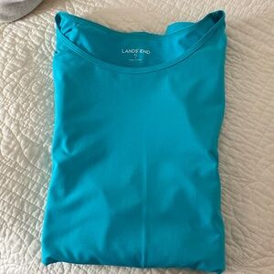 Beautiful Turquoise Sun/casual Long sleeve Tee